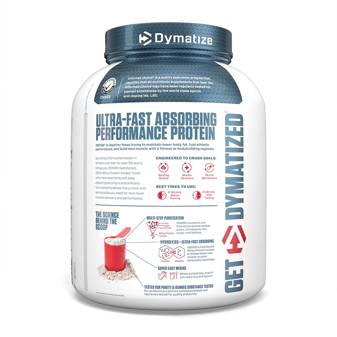 Dymatize ISO 100 Hydrolyzed Protein 5 Lbs