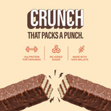 PHAB Protein Wafer Bar Cookies & Cream | 10g Protein | Millet-Based Snack | Pack of 10
