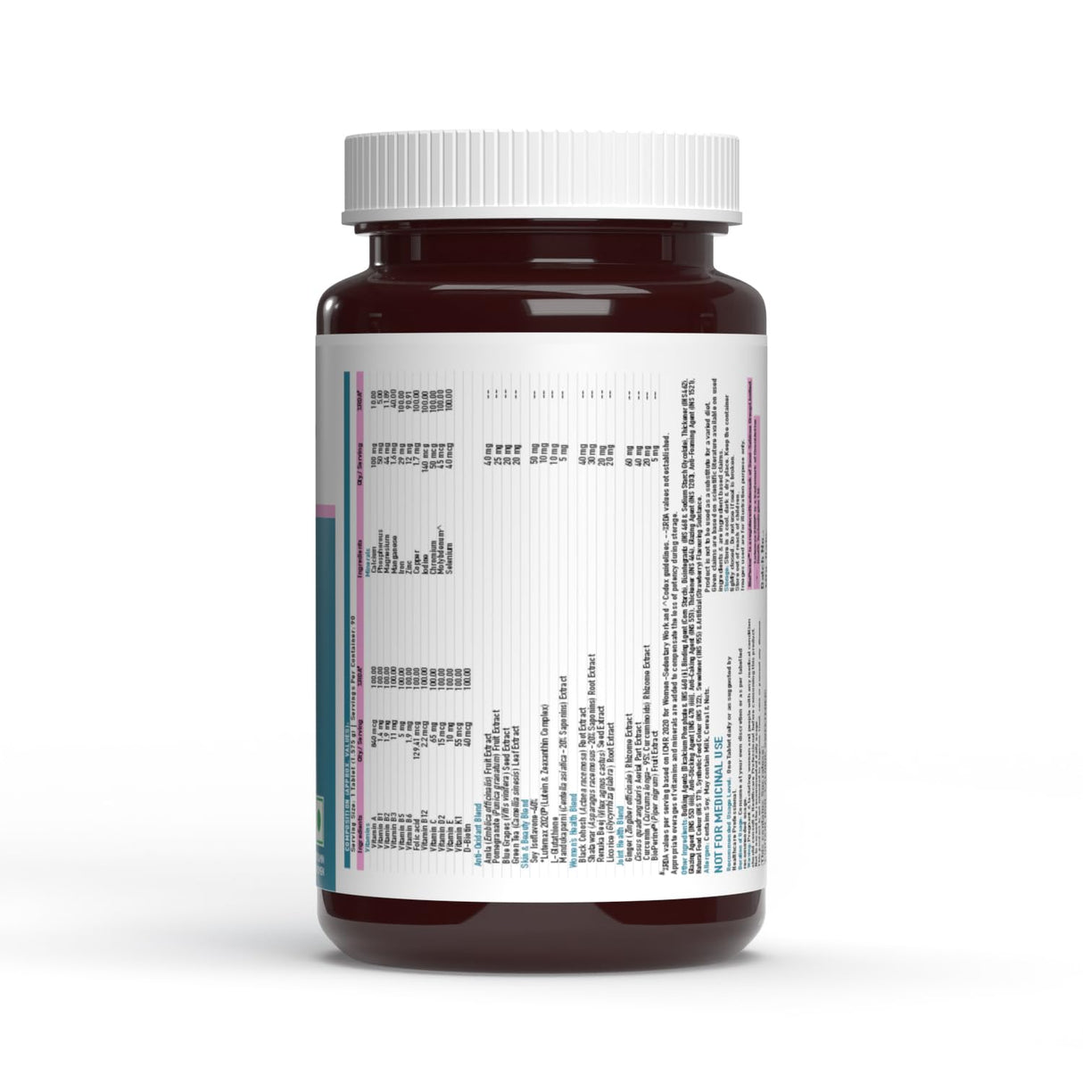 TrueBasics Advanced Multivitamin for Women | Vitamins & Minerals | 90 Tablets