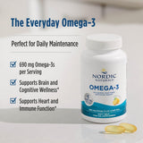 Nordic Naturals Omega-3 Fish Oil Softgels | 690mg Omega-3 | EPA & DHA | 180 Softgels