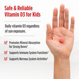 Nordic Naturals Kids Vitamin D3 Gummies | 400 IU Chewable Vitamin D3 | 60 Veg Gummies