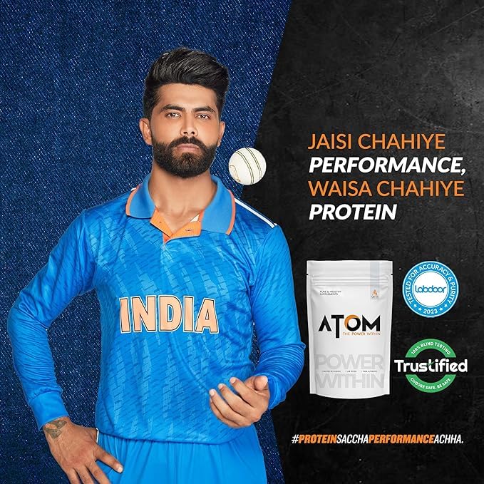 AS-IT-IS Atom Whey Protein with Digestive Enzymes - 1 kg (2.2 Lbs)