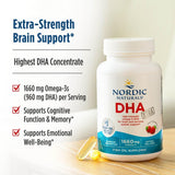 Nordic Naturals DHA Xtra | 1660mg Omega-3 Fish Oil | EPA & DHA | 60 Softgels
