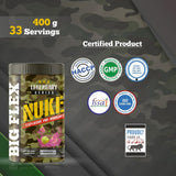 Bigflex Nuke Pre-Workout Powder | Energy & Workout Support | 400g (33 Servings)