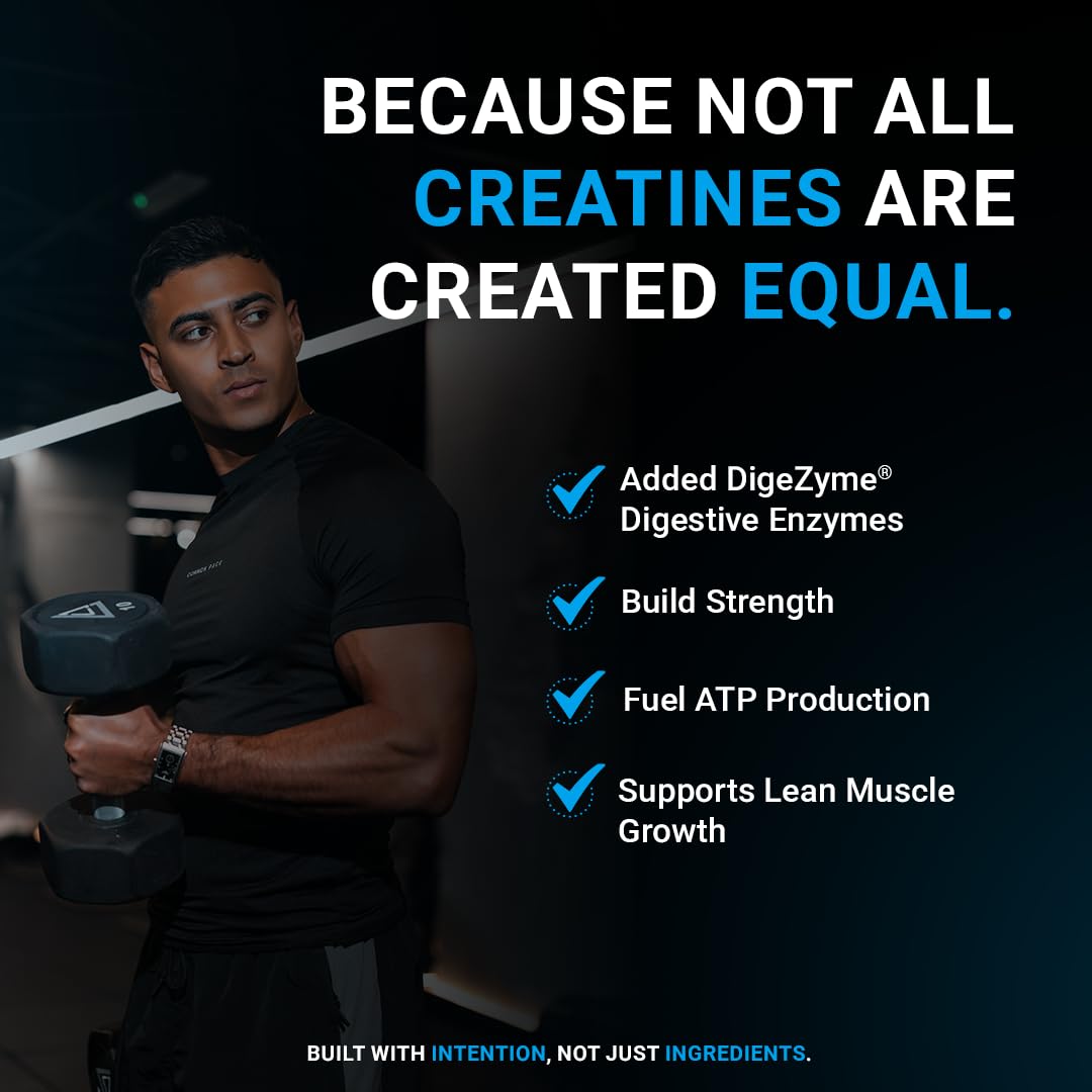 Clear Supps Creatine Monohydrate Micronized with DigeZyme 100g | Unflavoured