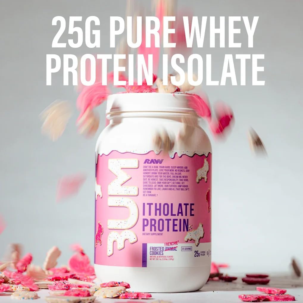 RAW Essential CBUM Itholate Whey Isolate Protein 25 Servings | Grass-Fed Whey Protein Isolate