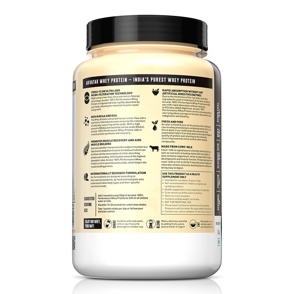 Avvatar 100% Performance Whey - 1 Kg