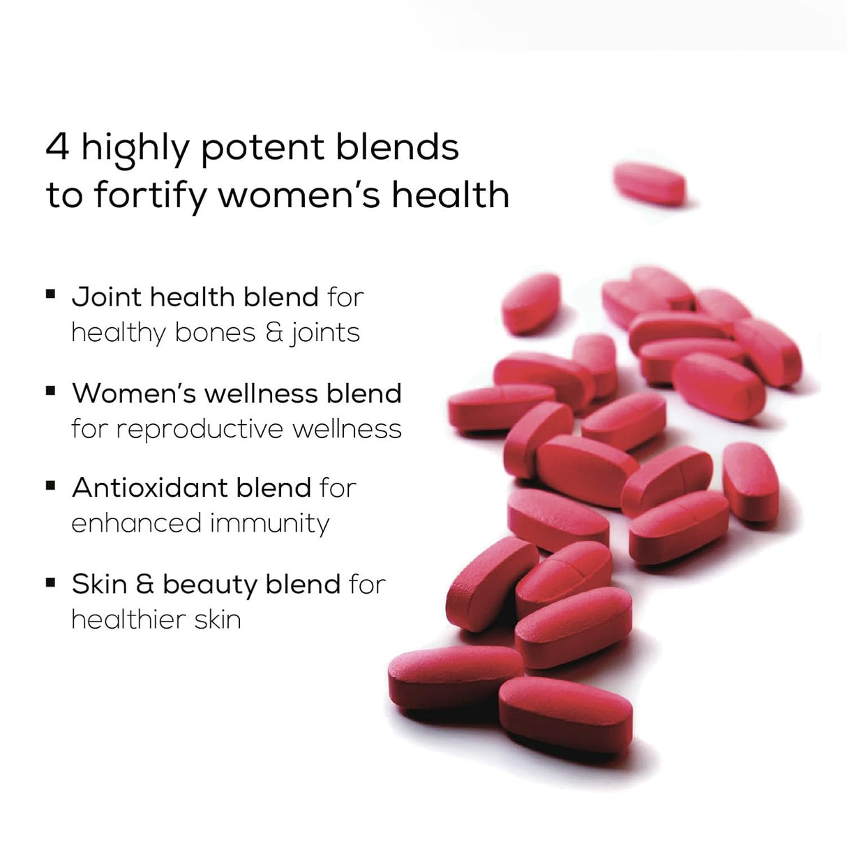 TrueBasics Advanced Multivitamin for Women | Vitamins & Minerals | 30 Tablets