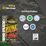 Bigflex Nuke Pre-Workout Powder | Energy & Workout Support | 400g (33 Servings)