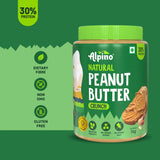 Alpino Natural Peanut Butter (Unsweetened) - 1 Kg