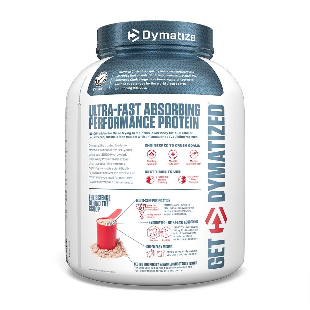 Dymatize ISO 100 Hydrolyzed Protein 5 Lbs