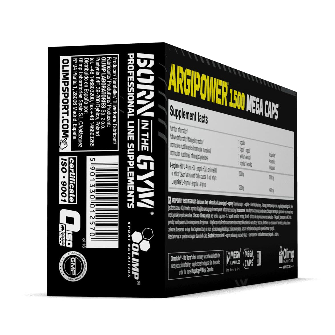 Olimp Sport Nutrition ArgiPower 1500 Mega Caps | 120 Capsules