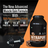 QNT Nitrapure Whey Protein Added Creatine & Ginseng - 1 kg