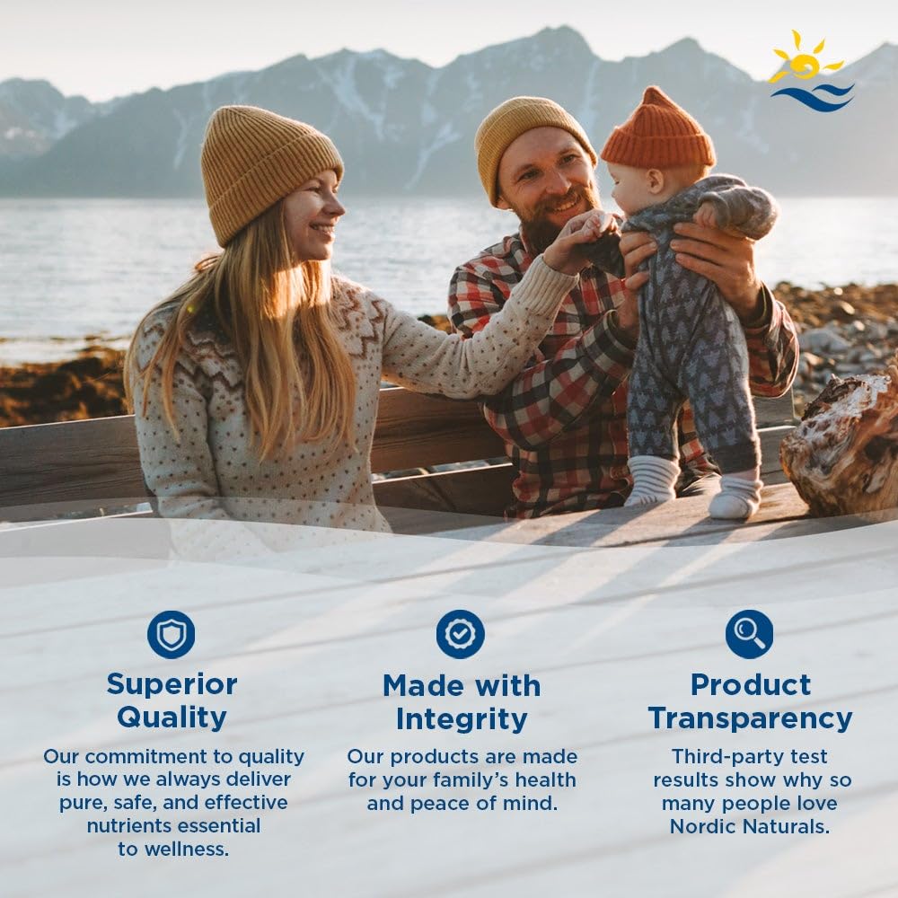 Nordic Naturals Kids Nordic Flora Probiotic Gummies | 1.5 Billion CFU | Prebiotic Fiber & Bacillus Coagulans | 60 Gummies