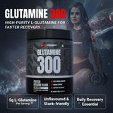 Prosupps Glutamine 300g Powder | Muscle Recovery & Immune Support Supplement | 60 Servings