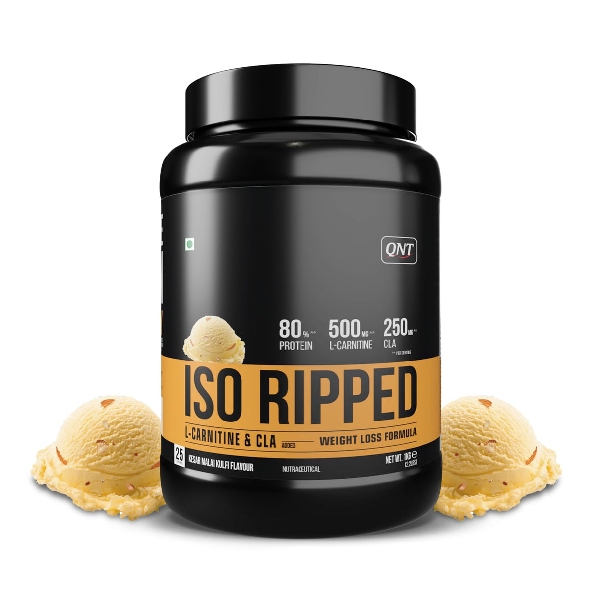 QNT Iso Ripped Whey Isolate Protein - 2.2 Lbs ( 1 Kg)