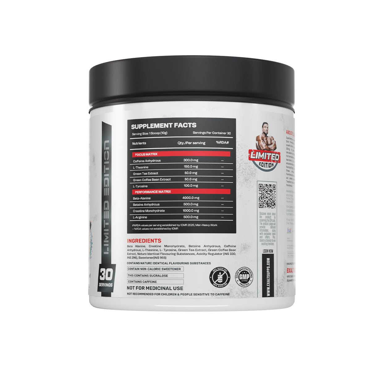 Exalt Supps Kill Script Pre-Workout Powder 300g | 30 Servings
