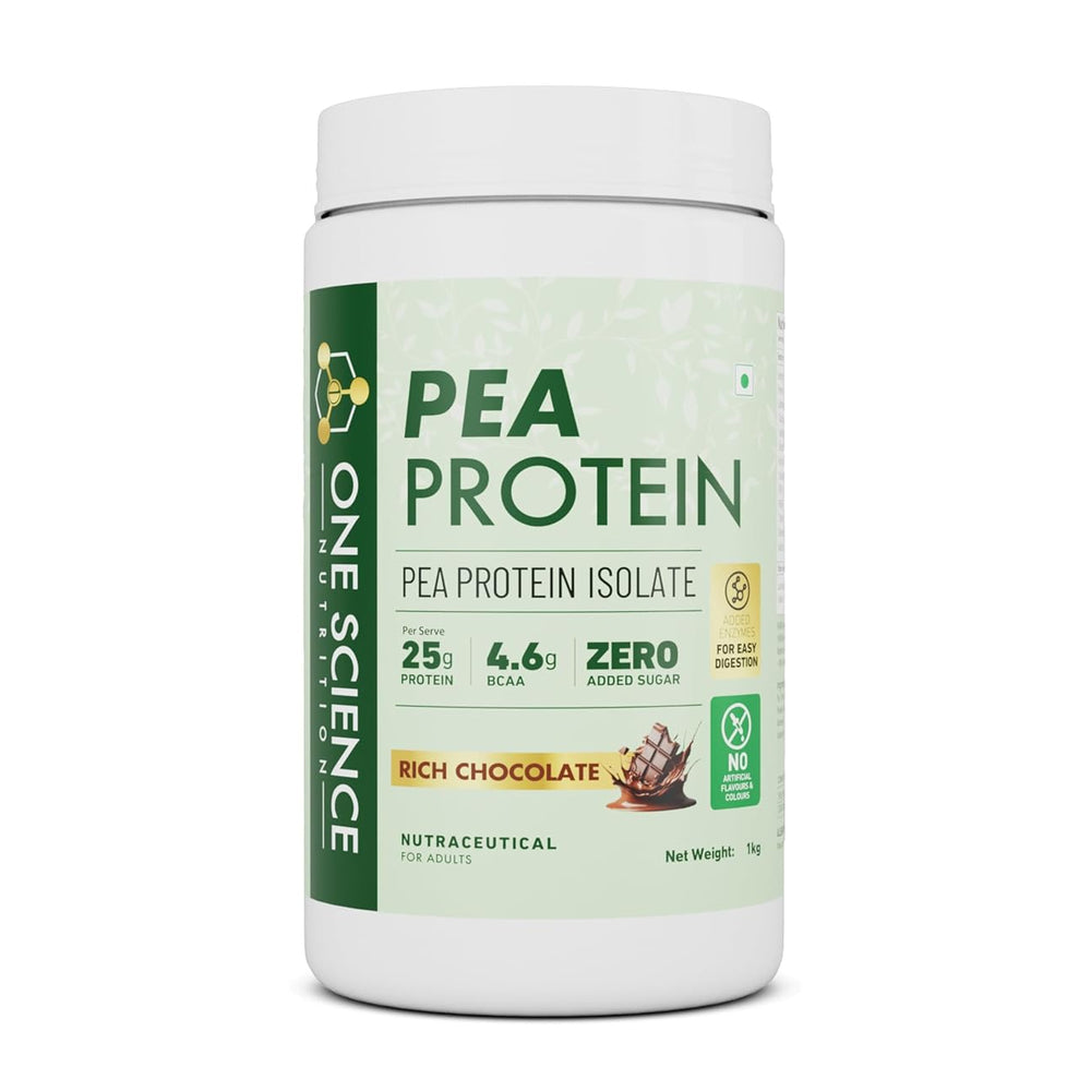 One Science Nutrition Plant Protein – Pea Protein Isolate Powder 1kg | 25 Servings