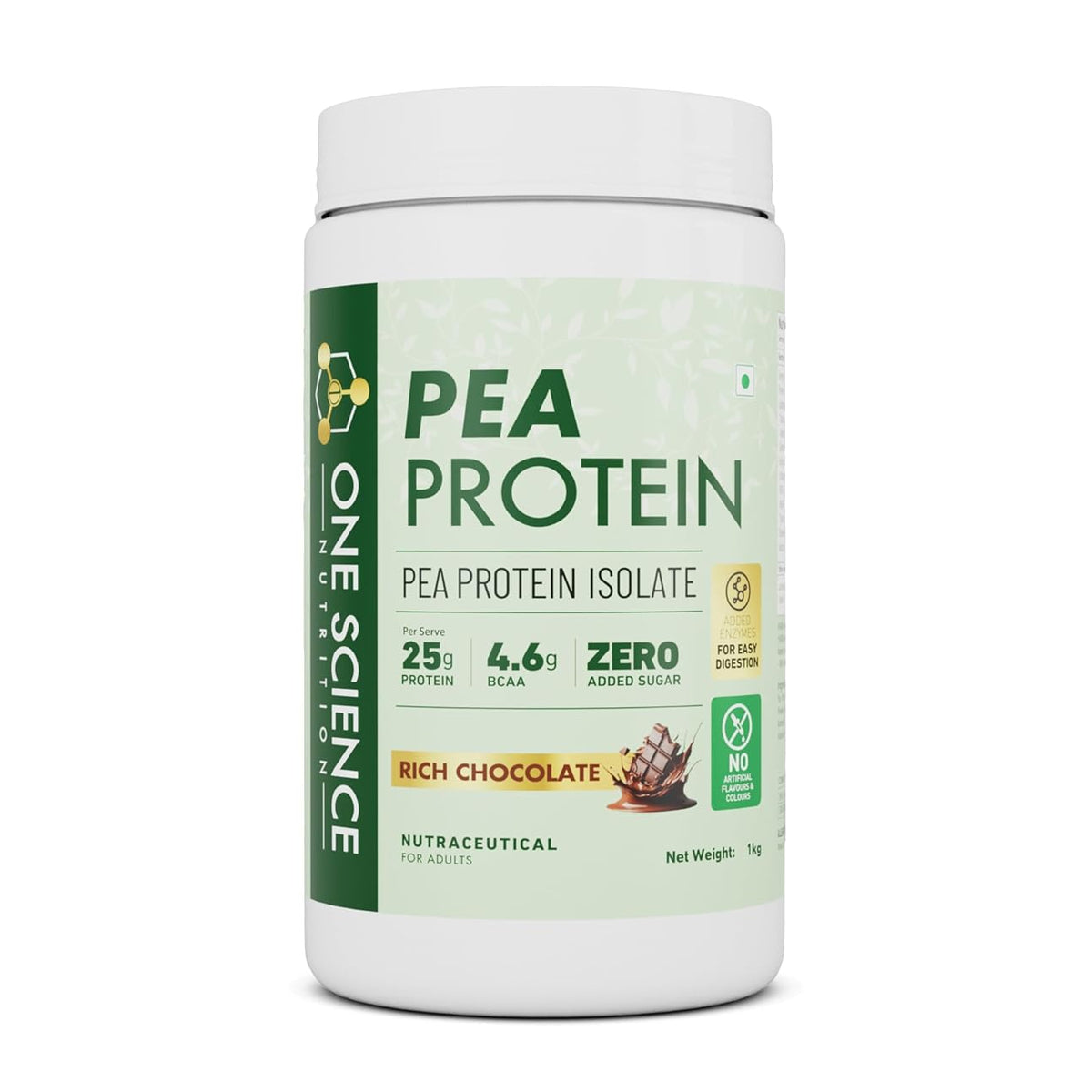 One Science Nutrition Plant Protein – Pea Protein Isolate Powder 1kg | 25 Servings