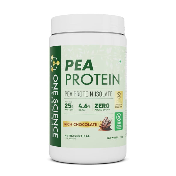 One Science Nutrition Plant Protein – Pea Protein Isolate Powder 1kg | 25 Servings
