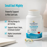Nordic Naturals Ultimate Omega Minis | 1120mg Omega-3 Fish Oil | EPA & DHA | 60 Mini Softgels