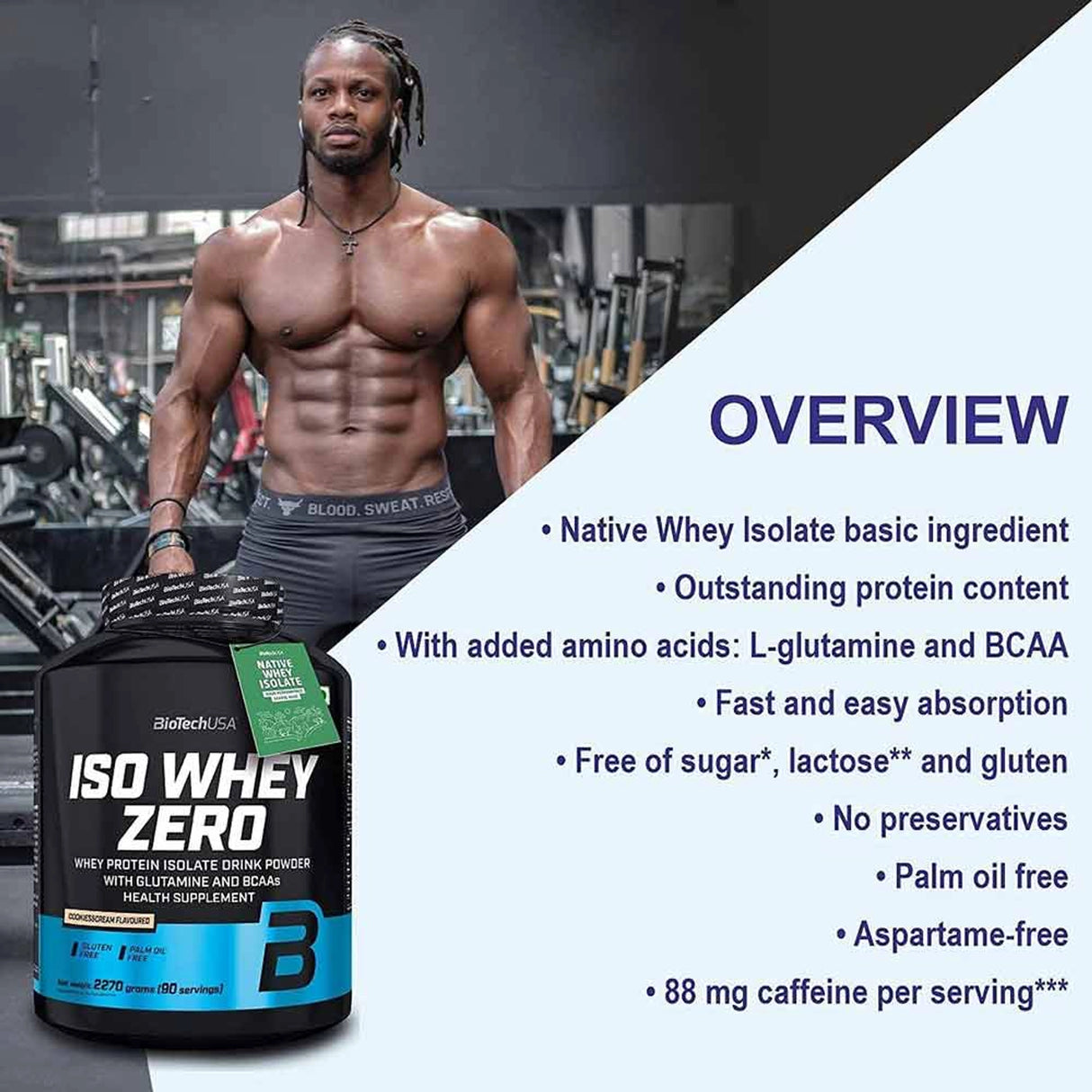 BiotechUSA Iso Whey Zero Whey Protein- 2.27 kg