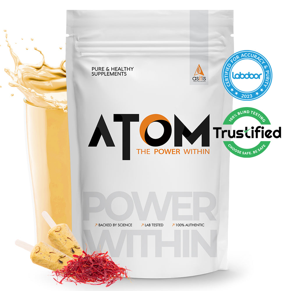 AS-IT-IS Atom Whey Protein with Digestive Enzymes - 2 kg (4.4 Lbs)