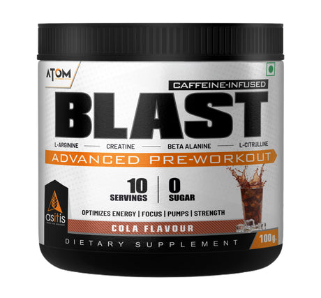 AS-IT-IS Atom Blast Advanced Pre-workout - 10 Servings - Nutristar