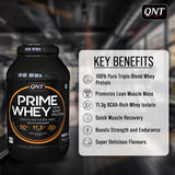 QNT Prime Whey 100 % Whey Isolate Protein , 2.2 Lbs