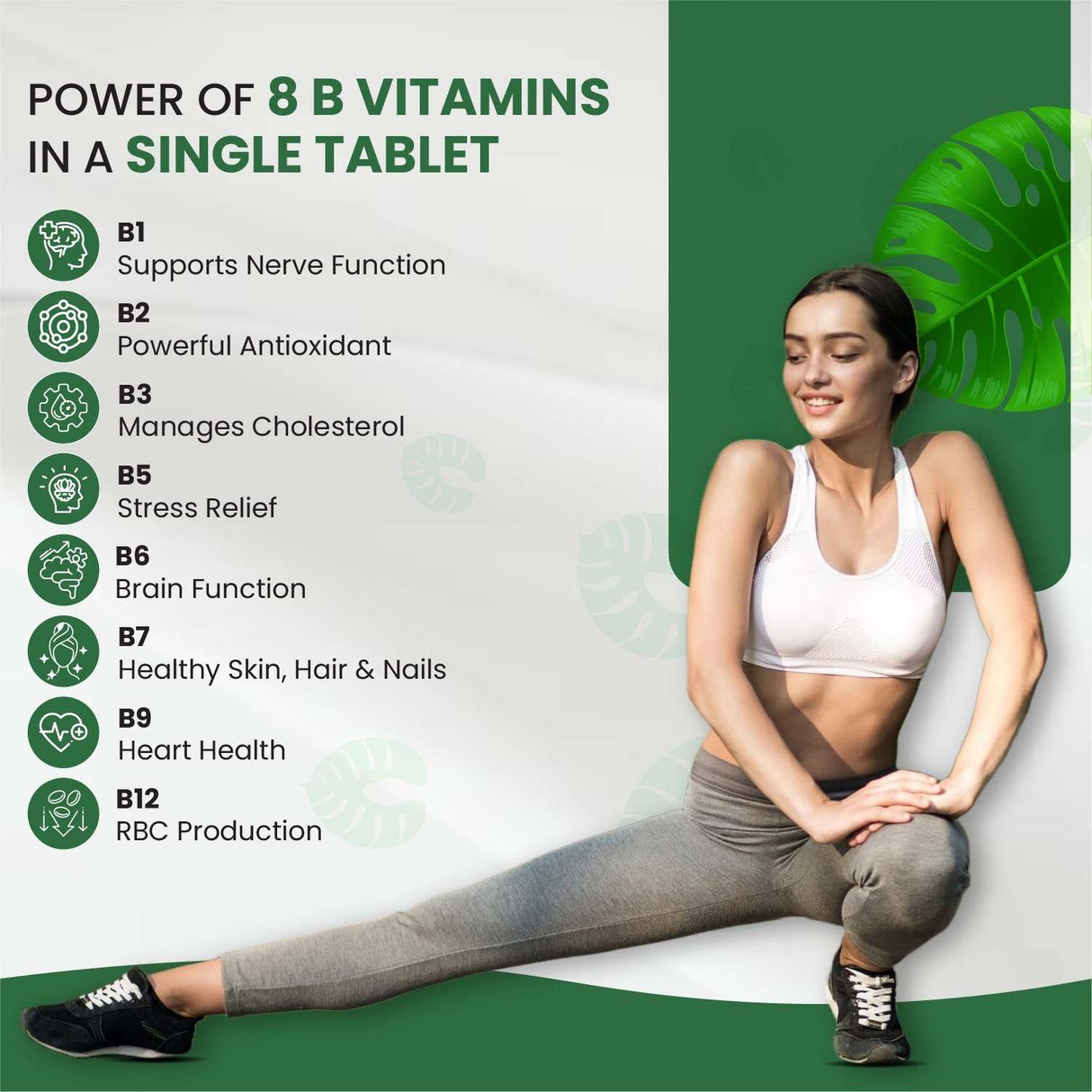Vlado's Himalayan Organics, Plant Based Vitamin B Complex, 100% RDA - 60 Capsules