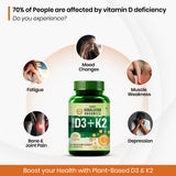 Vlado's Himalayan Organics, Vitamin D3 600IU K2 MK7 - 120 Veg Tablets