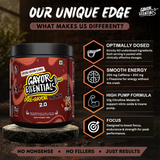 Gayor Essentials Pre Gayor Black 2.0 Pre-Workout Powder 338g | 200mg Caffeine
