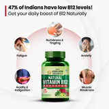 Vlado's Himalayan Organics, Vitamin B12 with B1 B2 B3 B5 B6 B7 B9 Moringa - 60 Veg Capsules