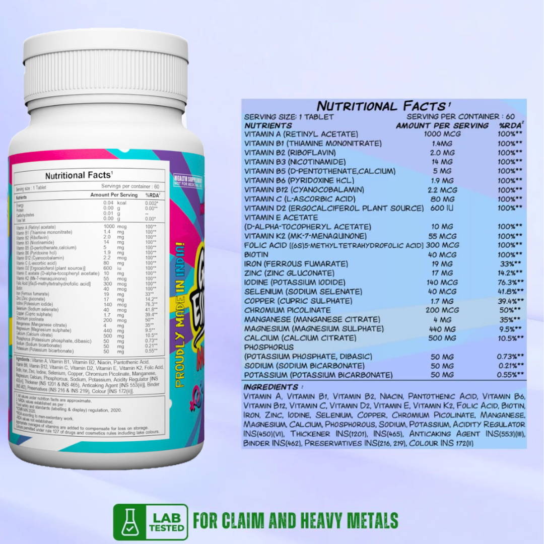 Gayor Essentials Multi Gayor Daily Multivitamin | Vitamins & Minerals