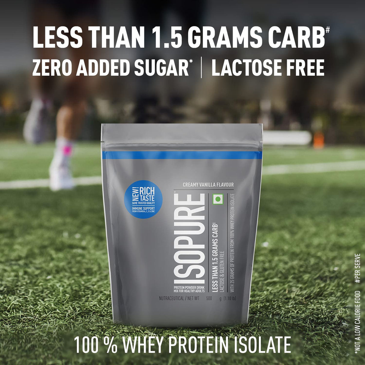 Isopure Low Carb 100% Whey Protein Isolate- 1.1 Lbs - Nutristar