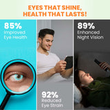 Vlado's Himalayan Organics Plant Based Eye Care Lutein and Zeaxanthin Supplement to Improve Vision, Blue Light & Digital Guard (Lutemax 2020, Orange Extract, Carrot Extract) - 60 Veg Tablets