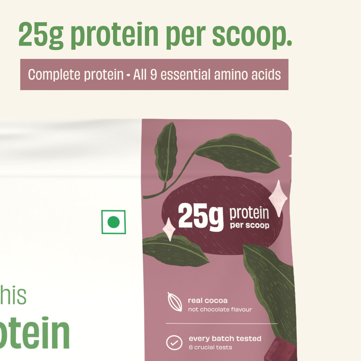 The Whole Truth Plant Protein Isolate | Pea & Rice Isolate | 25g Protein | 1kg