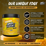 Gayor Essentials Pre Gayor Black 2.0 Pre-Workout Powder 338g | 200mg Caffeine
