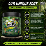 Gayor Essentials Pre Gayor Black 2.0 Pre-Workout Powder 338g | 200mg Caffeine