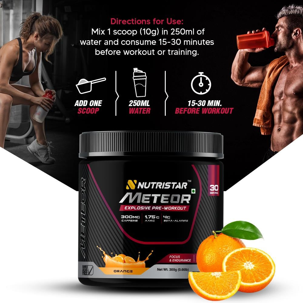 Nutristar Meteor Explosive Pre Workout - 30 Servings