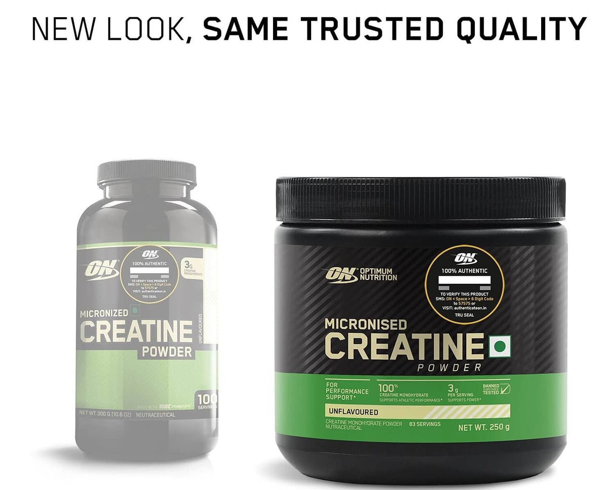 Optimum Nutrition (ON) Micronized Creatine Powder - 83 Servings - Nutristar