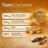 Vlado's Himalayan Organics Curcumin 1600mg with Piperine | 60 Capsules | Joint Support Supplement