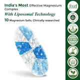 Himalayan Organics Magnesium Complex Supplement | 60 Veg Tablets | Sleep & Muscle Support