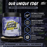 Gayor Essentials Pre Gayor Black 2.0 Pre-Workout Powder 338g | 200mg Caffeine