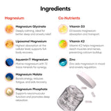 YourHappyLife Magnesium 5X Pro | 5 Forms of Magnesium with Vitamin D3, K2 & Zinc | 60 Vegan Capsules