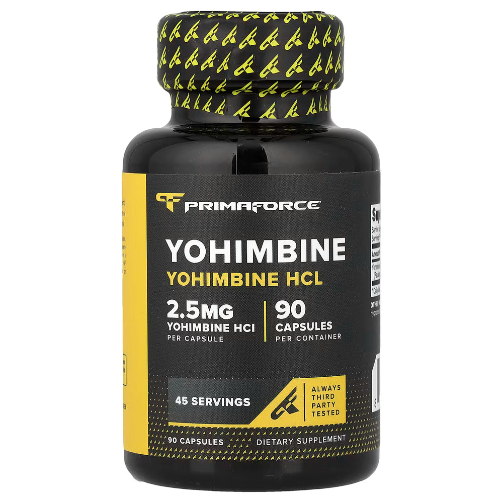 PrimaForce Yohimbine HCl Formula 2.5mg | 90 Capsules