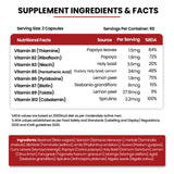 Himalayan Organics, Vitamin B12 with B1 B2 B3 B5 B6 B7 B9 Moringa 