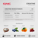 GNC Pro Performance Creatine Monohydrate , 250 Gms