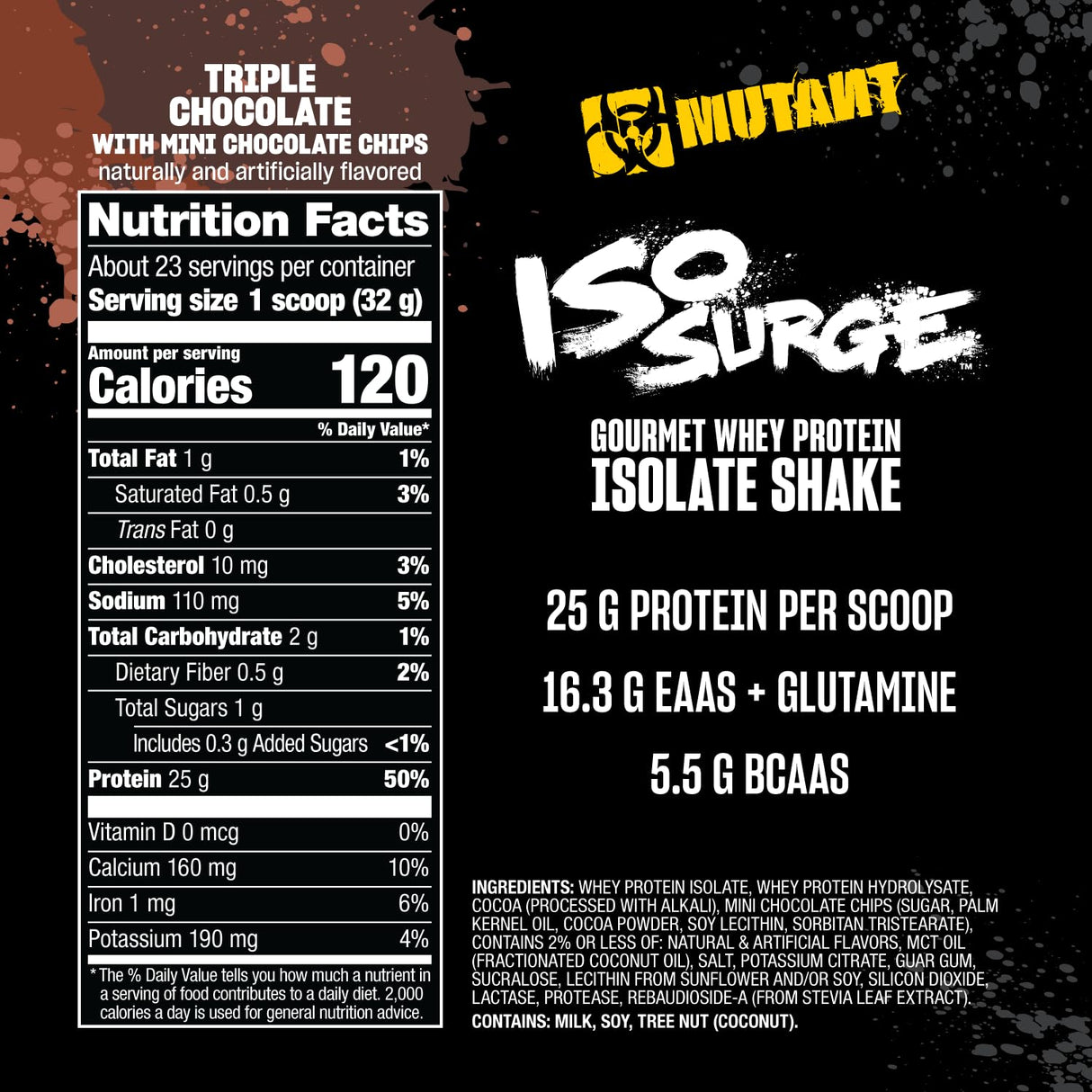 Mutant Iso Surge - 727 Gm ( 1.6 Lbs)