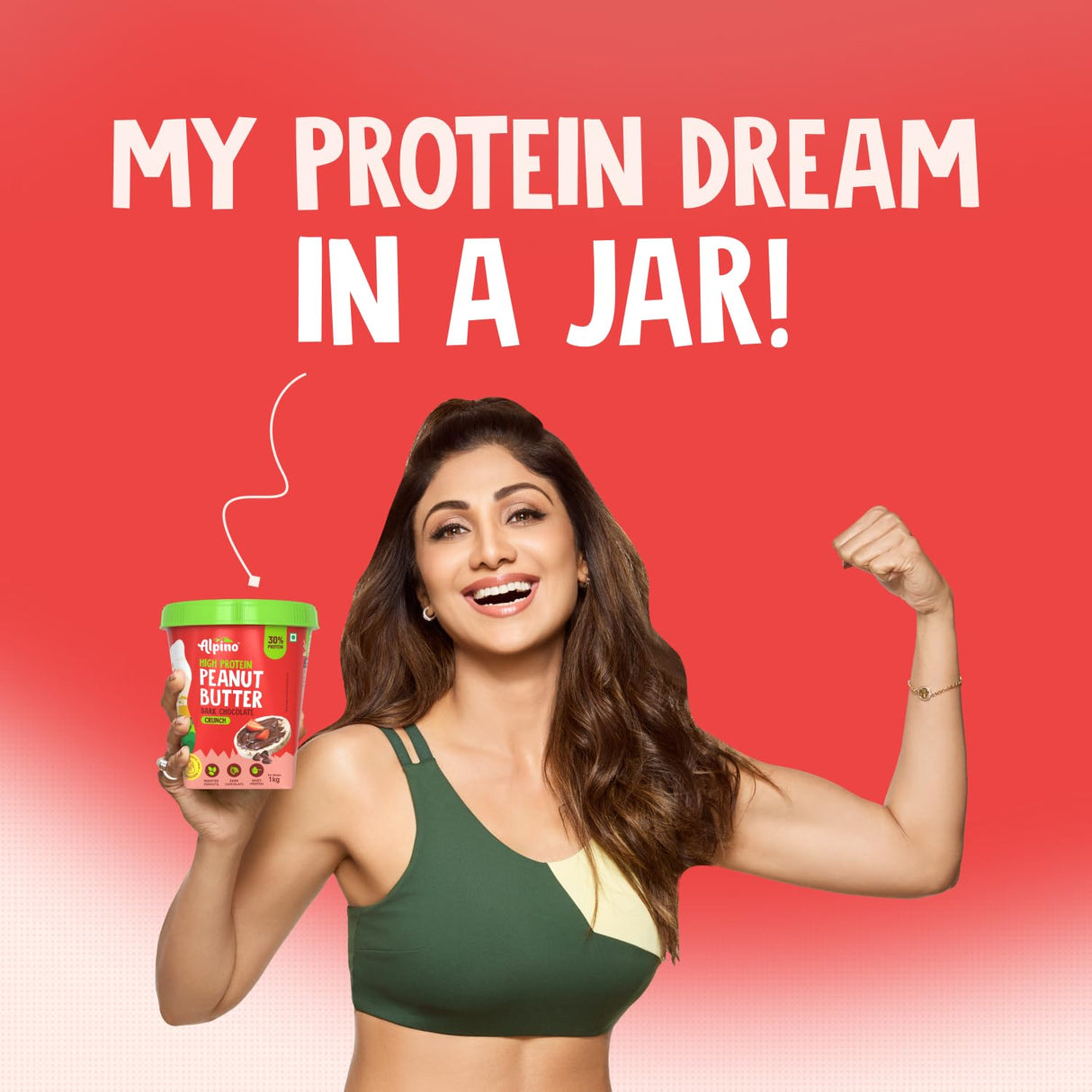 Alpino High Protein Peanut Butter- 1 Kg